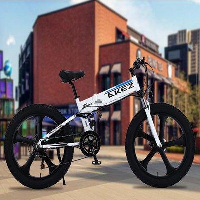 Bicicleta eléctrica de la velocidad de la batería de litio del aluminio de la aleación variable del magnesio