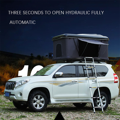 Tienda portátil del deporte al aire libre de la capa doble, 2-4 persona difícilmente Shell Rooftop Tent