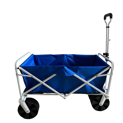 acero sólido del carro del carro del plegamiento de la playa del paño de 600D Oxford plegable