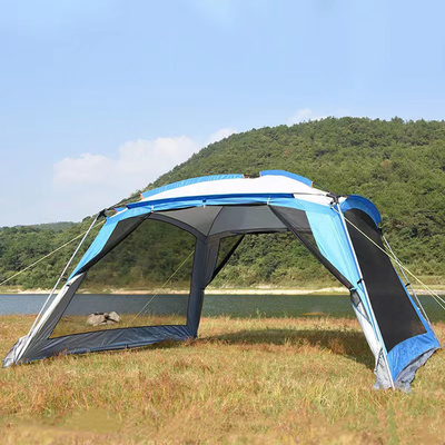 Tienda 3000m m del deporte al aire libre de Oxford del poliéster del CE prenda impermeable automática de la tienda de 6 personas