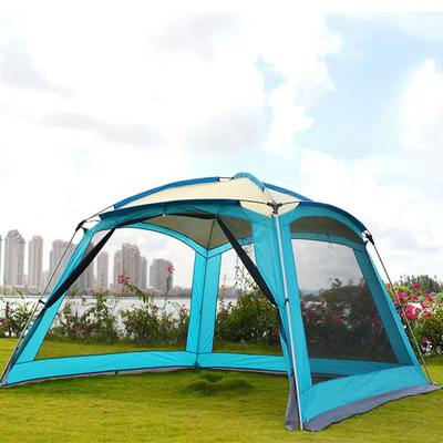 Tienda 3000m m del deporte al aire libre de Oxford del poliéster del CE prenda impermeable automática de la tienda de 6 personas