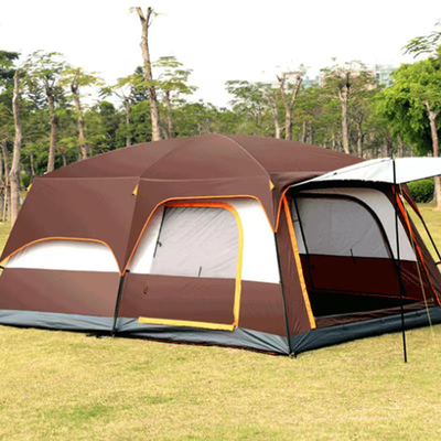 los 430*305*210cm tres tienda de la familia de la persona de la tienda 210D 8 del deporte al aire libre del sitio