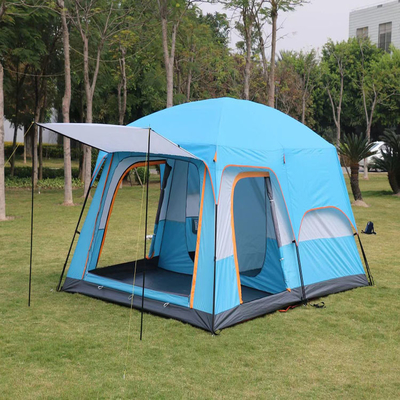 los 430*305*210cm tres tienda de la familia de la persona de la tienda 210D 8 del deporte al aire libre del sitio