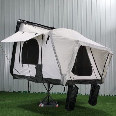 La PU de aluminio de los SS del ABS cubrió acampar de la tienda del top del tejado del camión