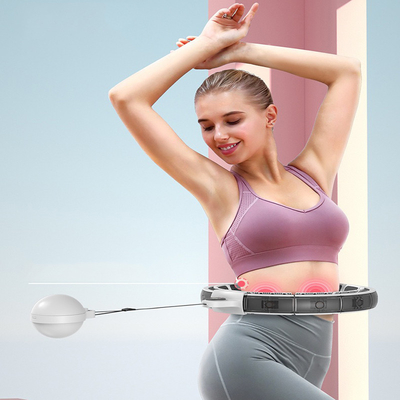 24 secciones cargaron el aro elegante LED, aro cargado Digital de Hula de Hula del gimnasio
