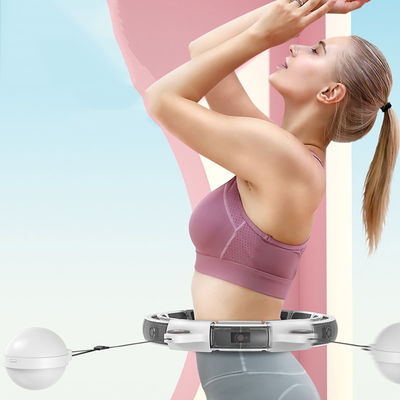 Pierda la yoga cargada los deportes desmontables Hula Ring Hoop del gimnasio del peso