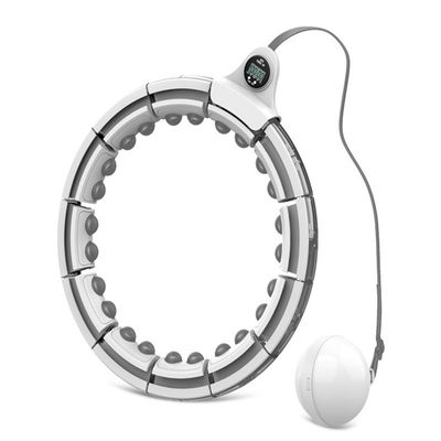 Pierda la yoga cargada los deportes desmontables Hula Ring Hoop del gimnasio del peso
