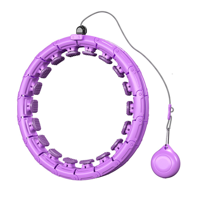 Aro de cuenta elegante del PVC PP Hula del ABS, aro abdominal ajustable de la aptitud de la cintura