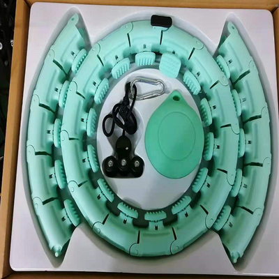 Ejercicios caseros cargados ajustables elegantes plásticos de la yoga de la aptitud del aro de Hula