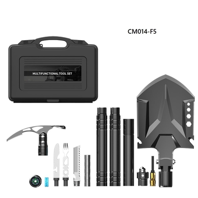 Engranaje de Kit Aluminum Alloy Hiking Survival de la herramienta de la combinación que acampa