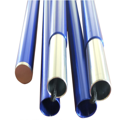 aleación de aluminio ajustable de poste de la tienda de campaña de 19m m 6061/7075