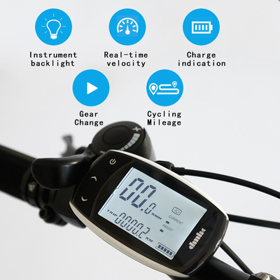 Bicicleta eléctrica suave de la batería de litio del marco 30-50Km/H 40Km/H de la cola con la exhibición llevada