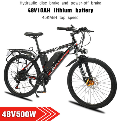 Aleación de aluminio eléctrica del magnesio de la bici 50km/h de la ayuda del pedal de la batería de litio