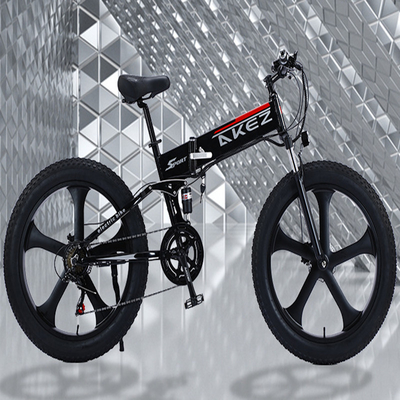 Pantalla LED 26 aleación eléctrica del magnesio de la bici 40km/H del neumático gordo de la pulgada