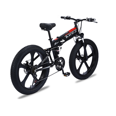 Bicicleta eléctrica plegable los 60km de la batería de litio de la aleación del magnesio