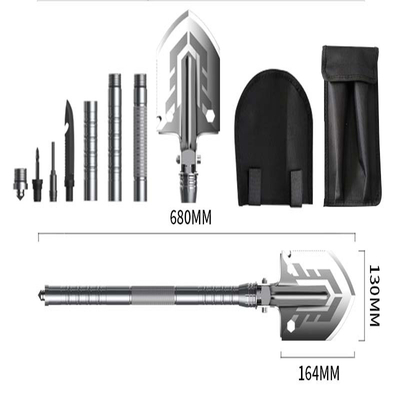 pala multifuncional táctica de la supervivencia plegable 3Cr13