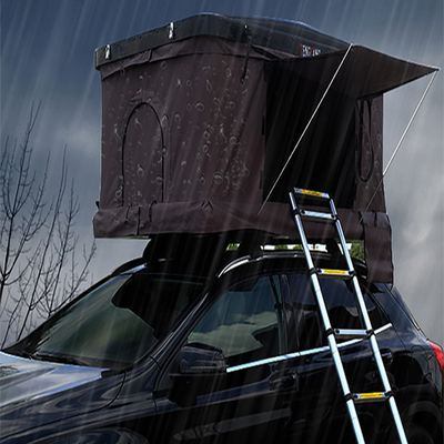 La PU hidráulica automática de aluminio plegable al aire libre del marco del apoyo de la tienda del top del tejado del coche cubrió