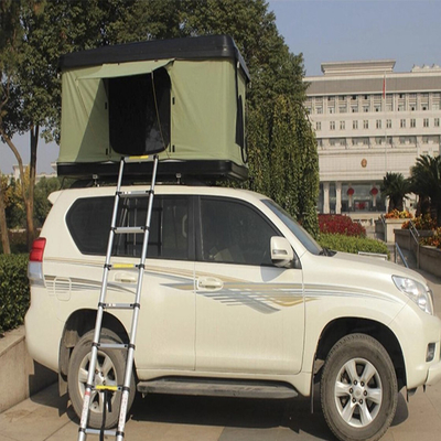 Escalera y colchón de aluminio duros de cuatro estaciones de Shell Car Roof Top Tent