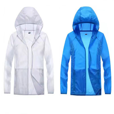 Ropa ultravioleta anti-Pilling de la protección solar de los hombres de la protección de Upf 50+ de la resistencia de agua de la manga larga para los adultos