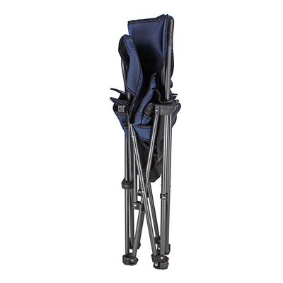 silla ajustada portátil y Stowable de la tela 600D del marco de la playa del metal de la pesca con Carry Bag
