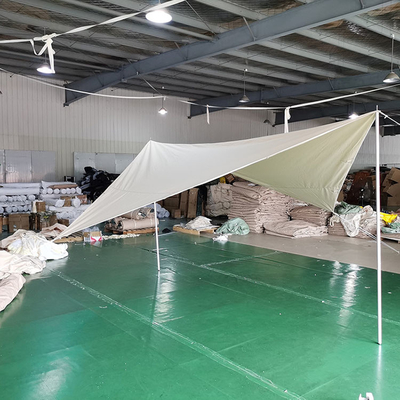 Haga estallar la tienda de refugio de Sun de la playa del tubo del hierro del poliéster del toldo 210T de Sun para arriba que acampa