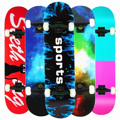 El monopatín de Longboard de los transportes del acero de carbono rueda la impresión de la transferencia de calor