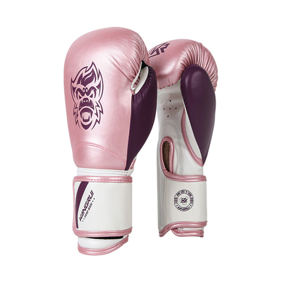 Los guantes de boxeo Wining del ejercicio de formación de cuero de la PU respirables crean para requisitos particulares