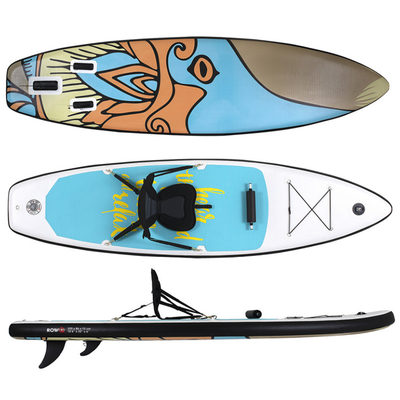 Inflable levántese la tabla hawaiana de Softtop de los accesorios del tablero que practica surf