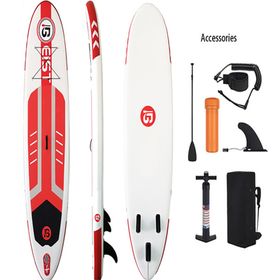 Dropshipping se levanta la tabla hawaiana inflable de los pescados de la paleta del sorbo del deporte acuático del tablero