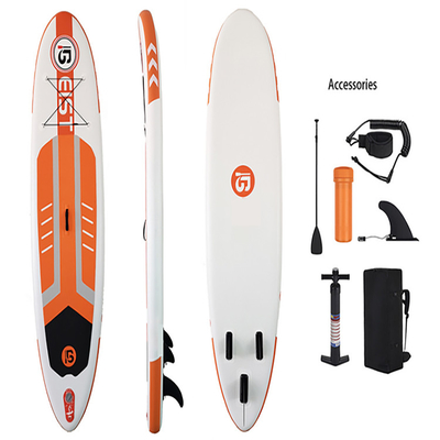 Dropshipping se levanta la tabla hawaiana inflable de los pescados de la paleta del sorbo del deporte acuático del tablero